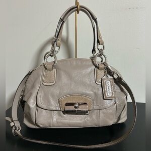 Coach Kristin large leather satchel EUC